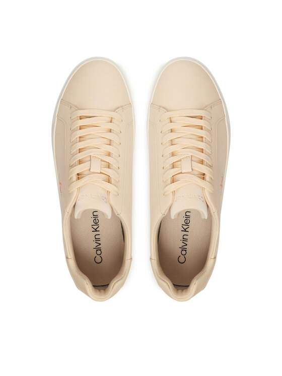 Calvin Klein Αθλητικά Calvin Klein Low Pro Cups Lth Ml HW0HW03146 Μπεζ