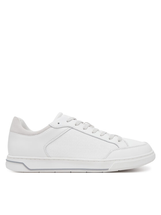 Calvin Klein Laisvalaikio batai Calvin Klein Low Top Lace Up Lth Mono HM0HM01756 Balta