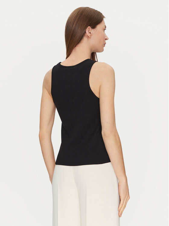 TWINSET TWINSET Топ 251TP2550 Чорний Slim Fit