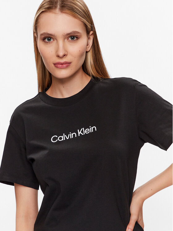 Calvin Klein Calvin Klein T-shirt Hero Logo K20K205448 Crna Regular Fit
