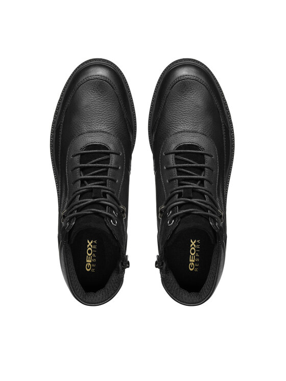 Geox Gležnjarji Geox U Ghiacciaio U46DGA 04622 C9999 Črna
