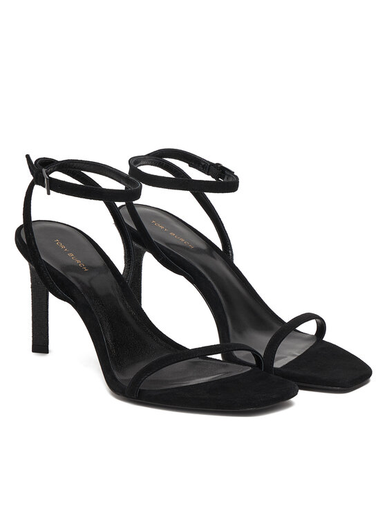 Tory Burch Босоніжки Tory Burch Pave Heeled 175463 Чорний