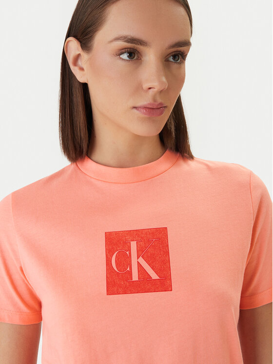 Calvin Klein Jeans Calvin Klein Jeans Camiseta LV047F819G Naranja Classic Fit