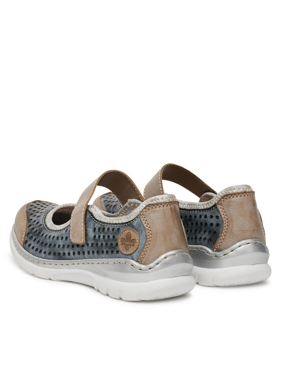 Rieker Pantofi Rieker L32B5-42 Bleumarin