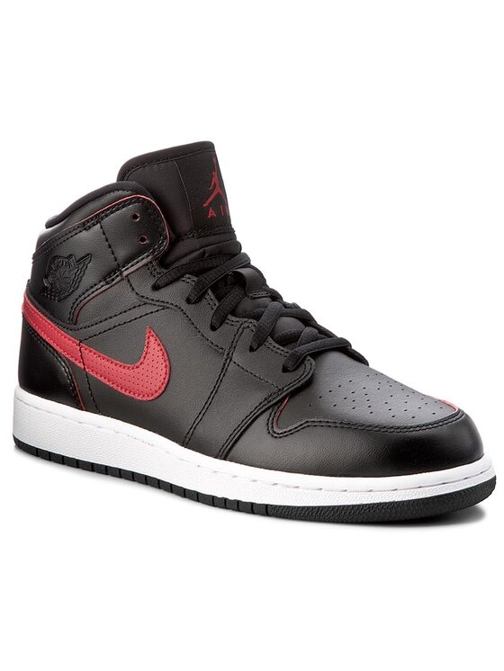 Nike Sneakersy Nike Air Jordan 1 Mid Bg 554725 009 Černá
