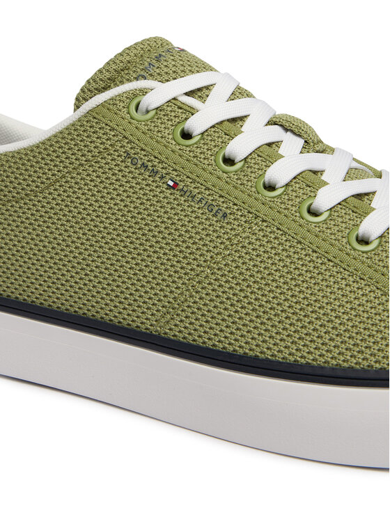 Tommy Hilfiger Tenisówki Tommy Hilfiger Harlem Core Ii Seasonal Textile FM0FM05820 Zielony