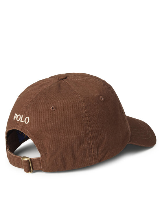 Polo Ralph Lauren Czapka z daszkiem Polo Ralph Lauren 211912843004 Brązowy