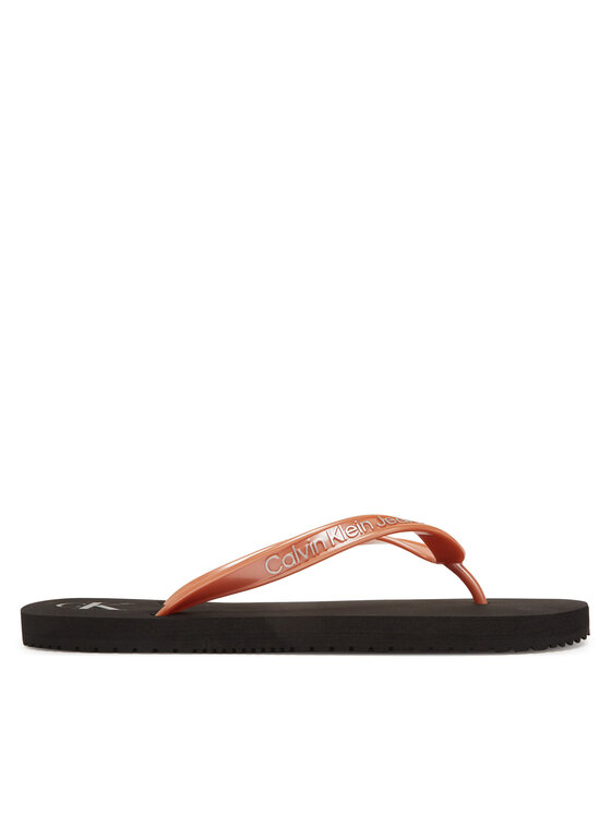 Calvin Klein Jeans Infradito Calvin Klein Jeans Beach Sandal Monologo Tpu YW0YW01719 Oro