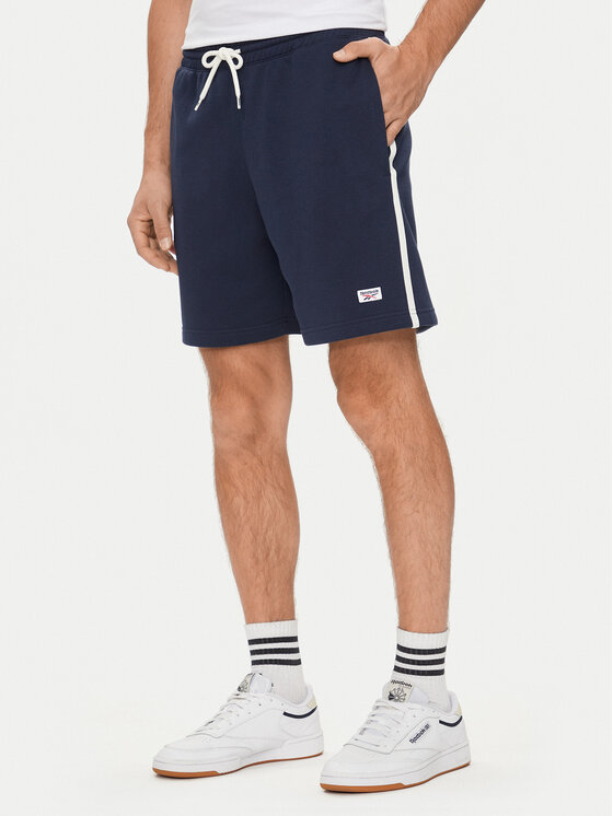 Reebok Reebok Pantalones cortos deportivos Court Sport 100075660 Azul marino Regular Fit