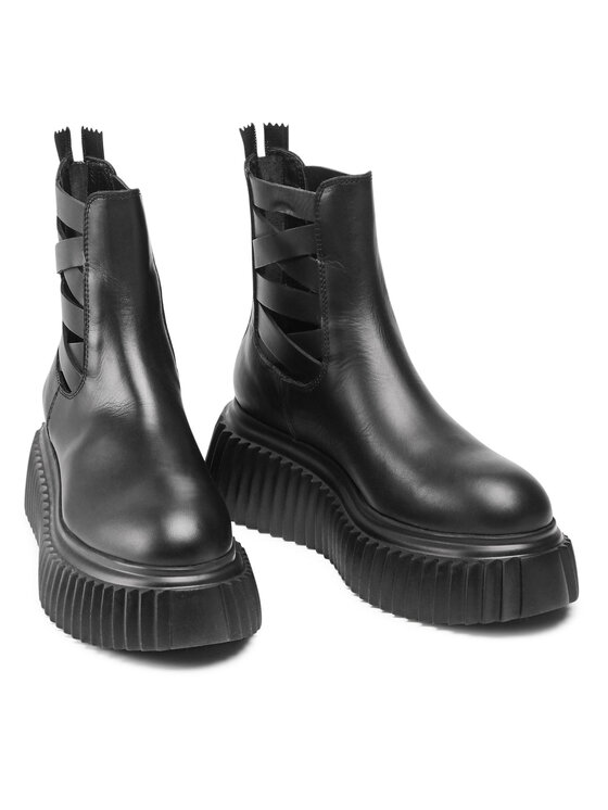 AGL Botine AGL Viggy Twist D751533PGKI0341013 Negru