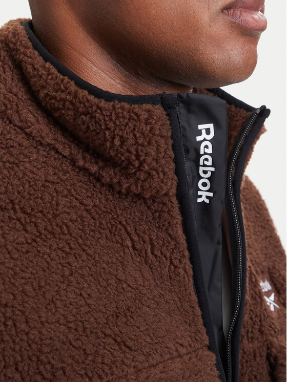 Reebok Reebok Флісовий реглан RCC00108 Коричневий Regular Fit