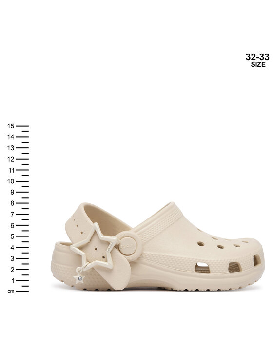 Crocs Klapki Crocs Classic Star Buckle Clog 213941 Beżowy jasny