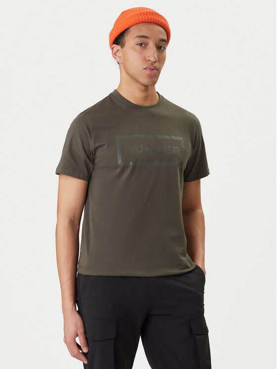 Hunter Hunter Футболка Halton HARM0019252 Зелений Regular Fit