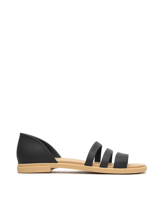 Crocs Σανδάλια Crocs Tulum Open Flat W 206109 Μαύρο