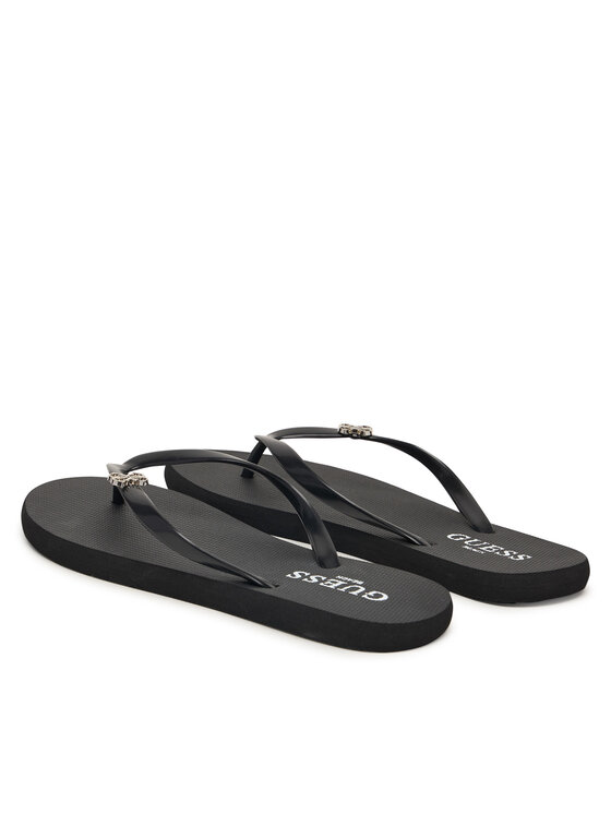 Guess Čības uz pirksta Guess E6GZ14 BB00F Melns