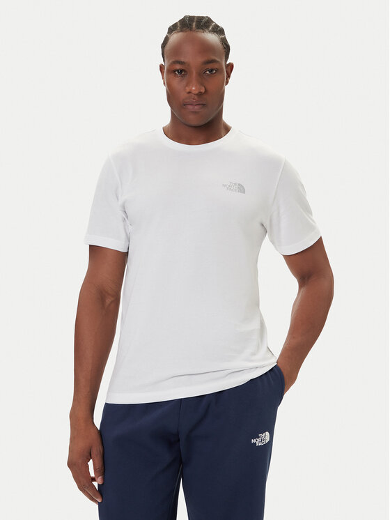 The North Face The North Face Camiseta NSE Box NF0A8C4V Blanco Regular Fit