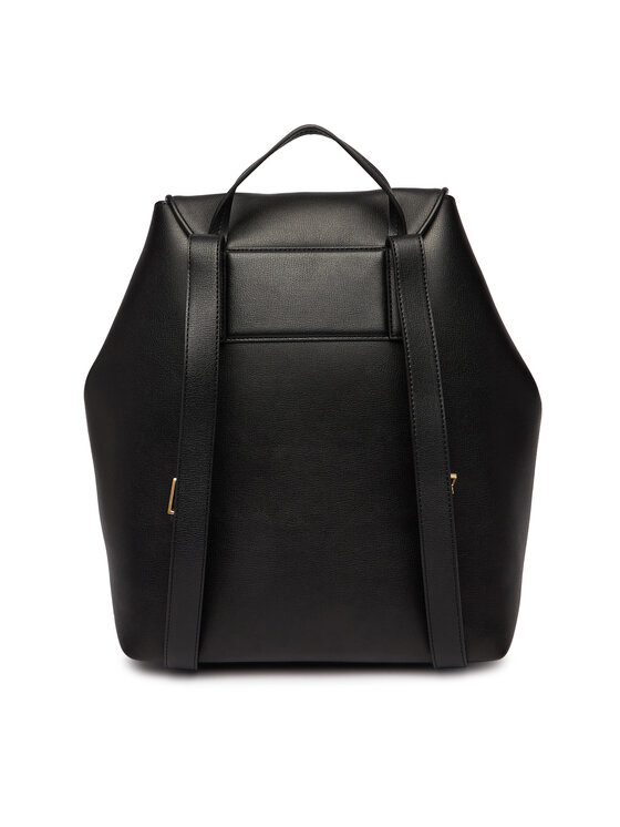 Calvin Klein Σακίδιο Calvin Klein Foil Logo Large Flap Backpack LV04F3505G Μαύρο
