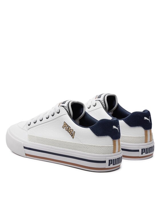 Puma Superge Puma Court Classic Vulc Retro Club 395089-01 Bela