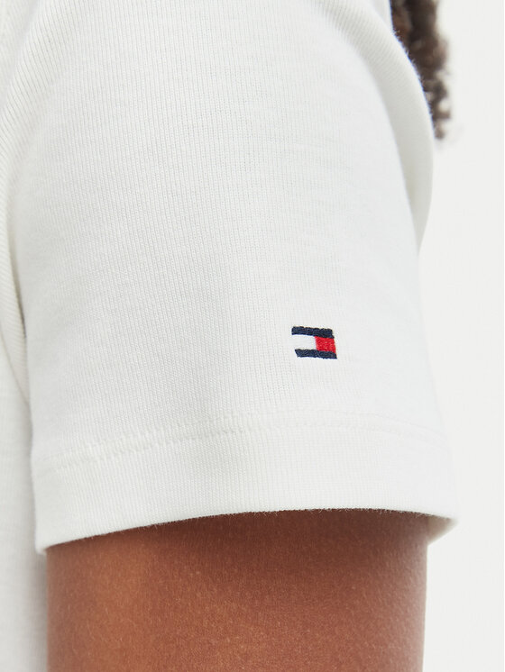 Tommy Hilfiger Tommy Hilfiger Polo WW0WW49252 Blanco Slim Fit