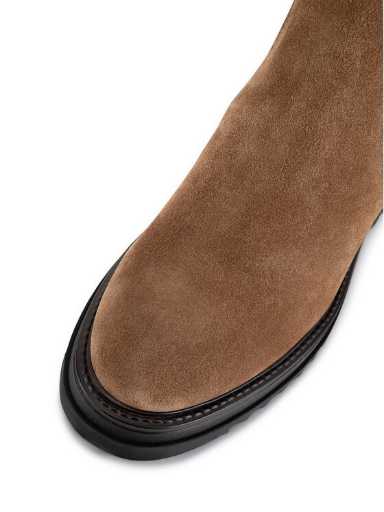 MEXX Kotníková obuv s elastickým prvkem MEXX MX/004C-WB Hnědá