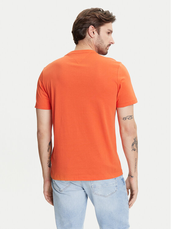 Tommy Hilfiger Tommy Hilfiger T-shirt Fathers Day MW0MW39356 Narančasta Regular Fit