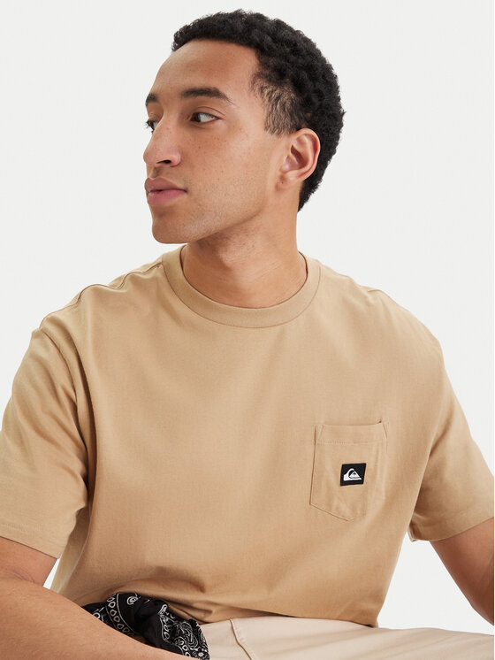 Quiksilver Quiksilver Camiseta Salt Water EQYZT08205 Beis Comfort Fit