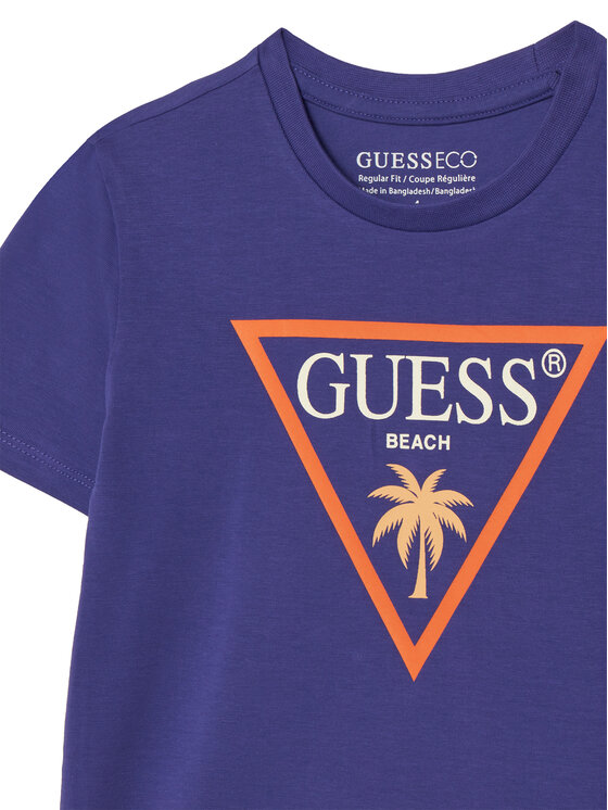 Guess Guess Camiseta L6GI27 J1314 Violeta Regular Fit
