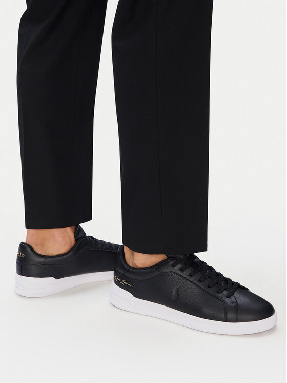 Polo Ralph Lauren Sneakersy Polo Ralph Lauren Heritage Court II 809P13083002 Czarny