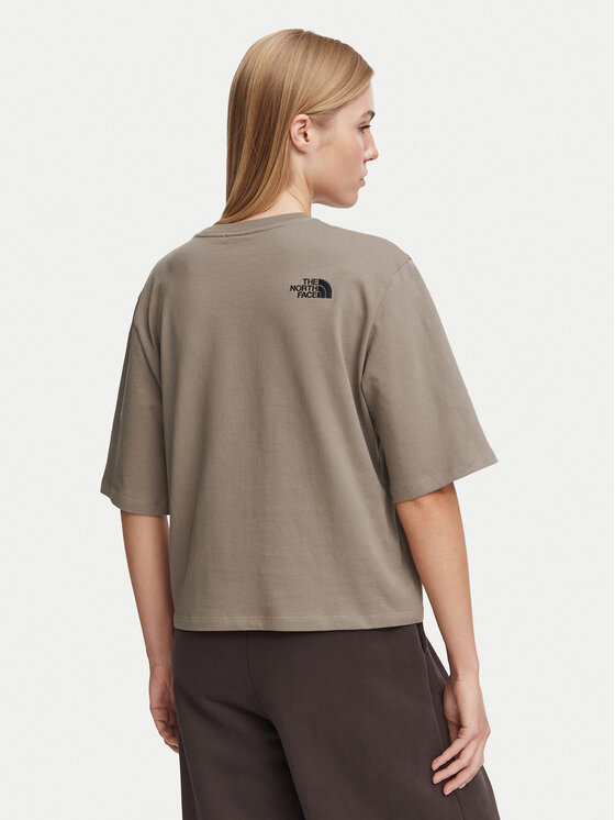 The North Face The North Face Camiseta NF0A8JAP Beige oscuro Boxy Fit