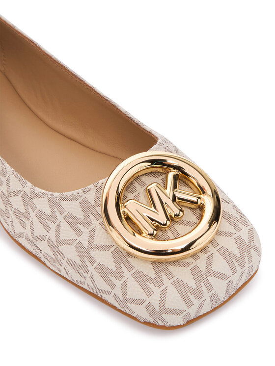 MICHAEL Michael Kors Baleriny MICHAEL Michael Kors Milan Flex Ballet 40F5MLFP1B Écru