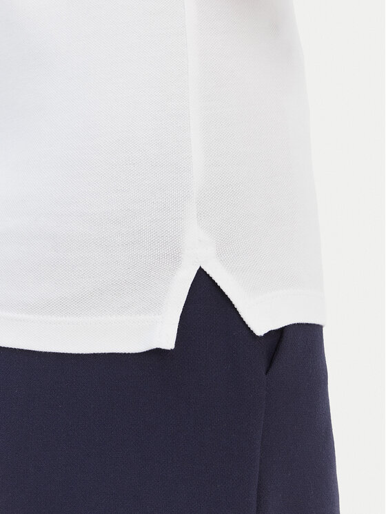 Tommy Hilfiger Tommy Hilfiger Pólóing 1985 WW0WW42047 Fehér Slim Fit