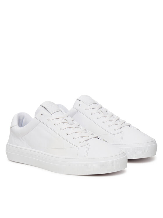 Tommy Hilfiger Laisvalaikio batai Tommy Hilfiger Premium Dress Cupsole FM0FM05572 Balta