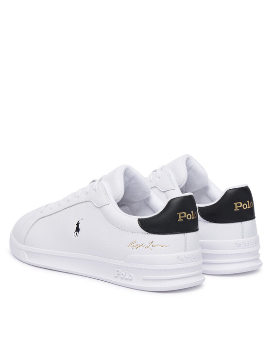 Polo Ralph Lauren Сникърси Polo Ralph Lauren Hrt Crt Sig Sk Ltl 809P13083001 Бял