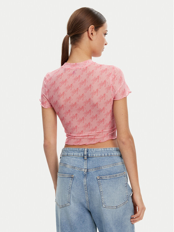 HUGO HUGO Футболка 50537184 Рожевий Slim Fit