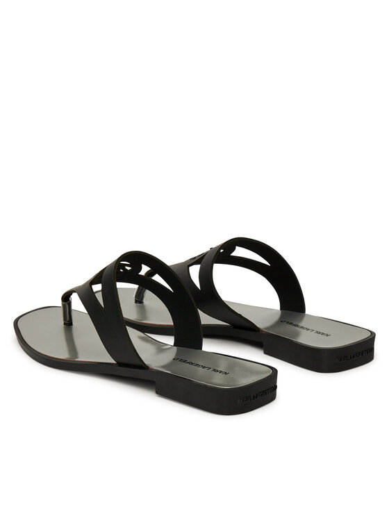 KARL LAGERFELD В'єтнамки KARL LAGERFELD Skoot II KL80407 Чорний