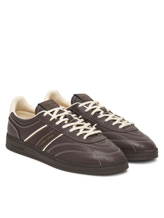 Tommy Jeans Sneakers Tommy Jeans The Greenwich Edge Stitching EM0EM01708 Marrone