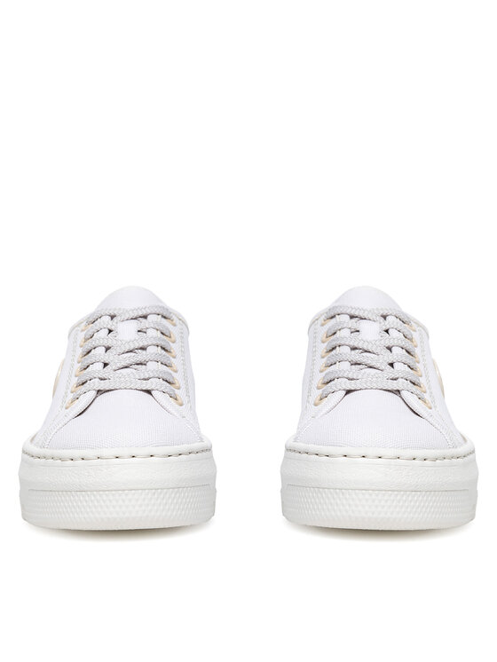 Rieker Modne superge Rieker M1926-80 Bela