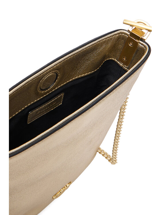 PINKO Bolso PINKO Flat Satchel AI 25-26 PCPL 105352 A2O9 Oro