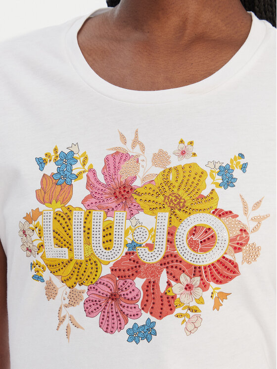Liu Jo Liu Jo Camiseta WA6493 JS923 Blanco Regular Fit