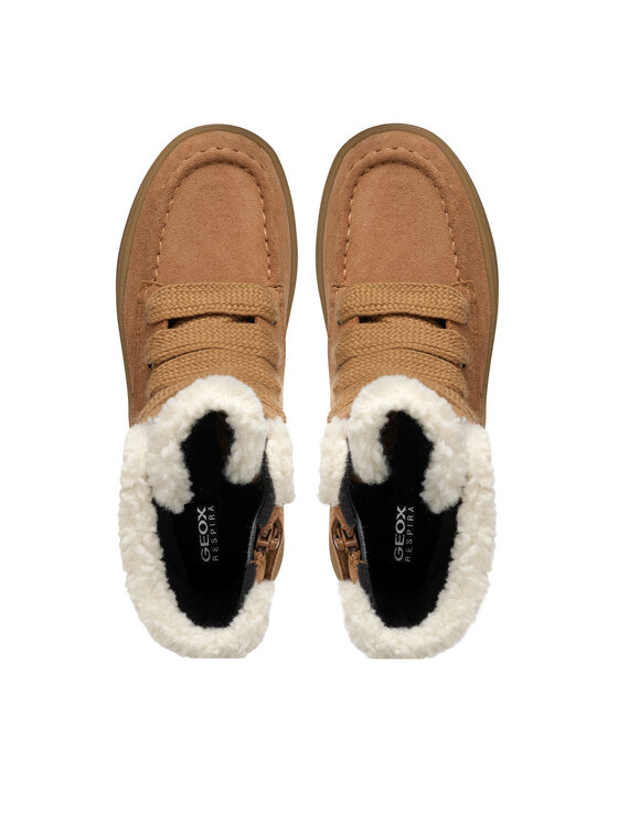 Geox Μπότες Geox J Theleven Girl Wpf J46HYC 00022 C6627 S Καφέ