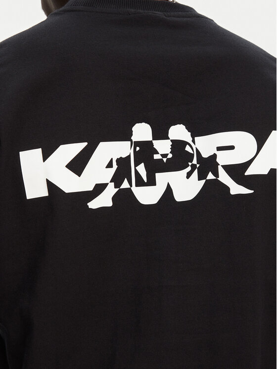 Kappa Kappa Majica Nyle 351S5GW Črna Regular Fit
