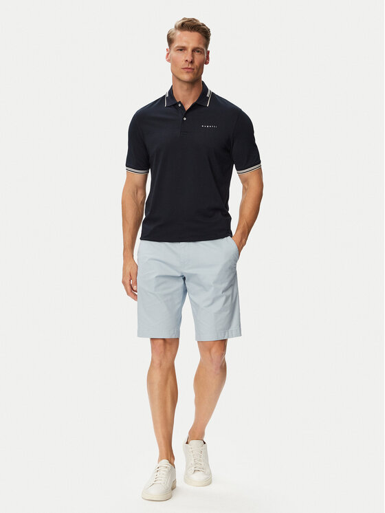 Bugatti Bugatti Polo 8150-15031E Azul marino Regular Fit