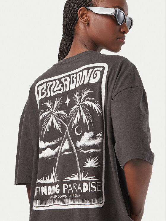 Billabong Billabong Camiseta EBJZT00638 Gris oscuro Oversize