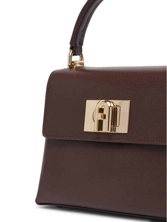 Furla Torebka Furla 1927 Mini Top Handle WB00109 ARE000 4284S Brązowy ciemny