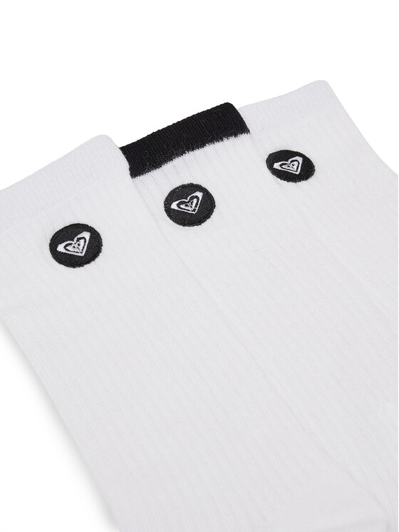 Roxy Довгі шкарпетки Roxy AS_ROXY_02W_SS25 (3-PACK) Білий