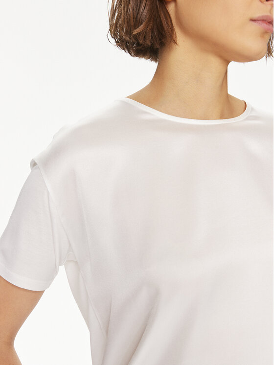 BOSS Boss T-shirt Esandy 50457656 Écru Relaxed Fit