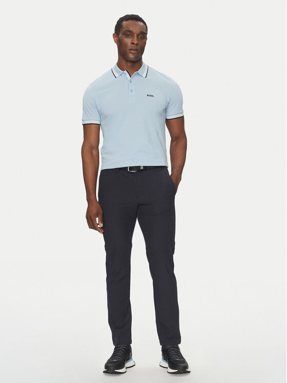 BOSS BOSS Поло Paddy 50469055 Блакитний Regular Fit