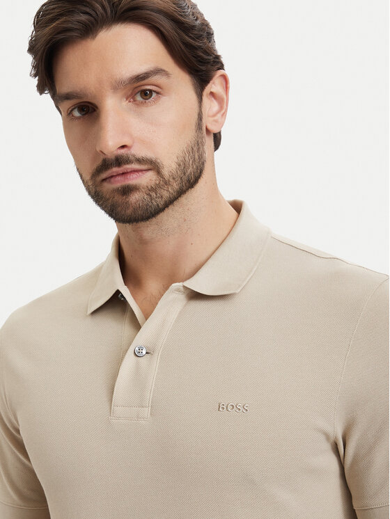 BOSS BOSS Polo Pallas 50553564 Beis Regular Fit