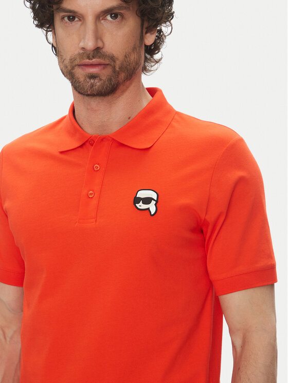 KARL LAGERFELD KARL LAGERFELD Polo marškinėliai 745710 552224 Raudona Regular Fit