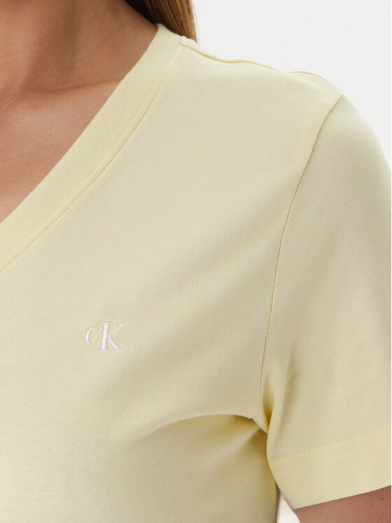 Calvin Klein Jeans Calvin Klein Jeans Camiseta Archive LV047B205G Amarillo Regular Fit